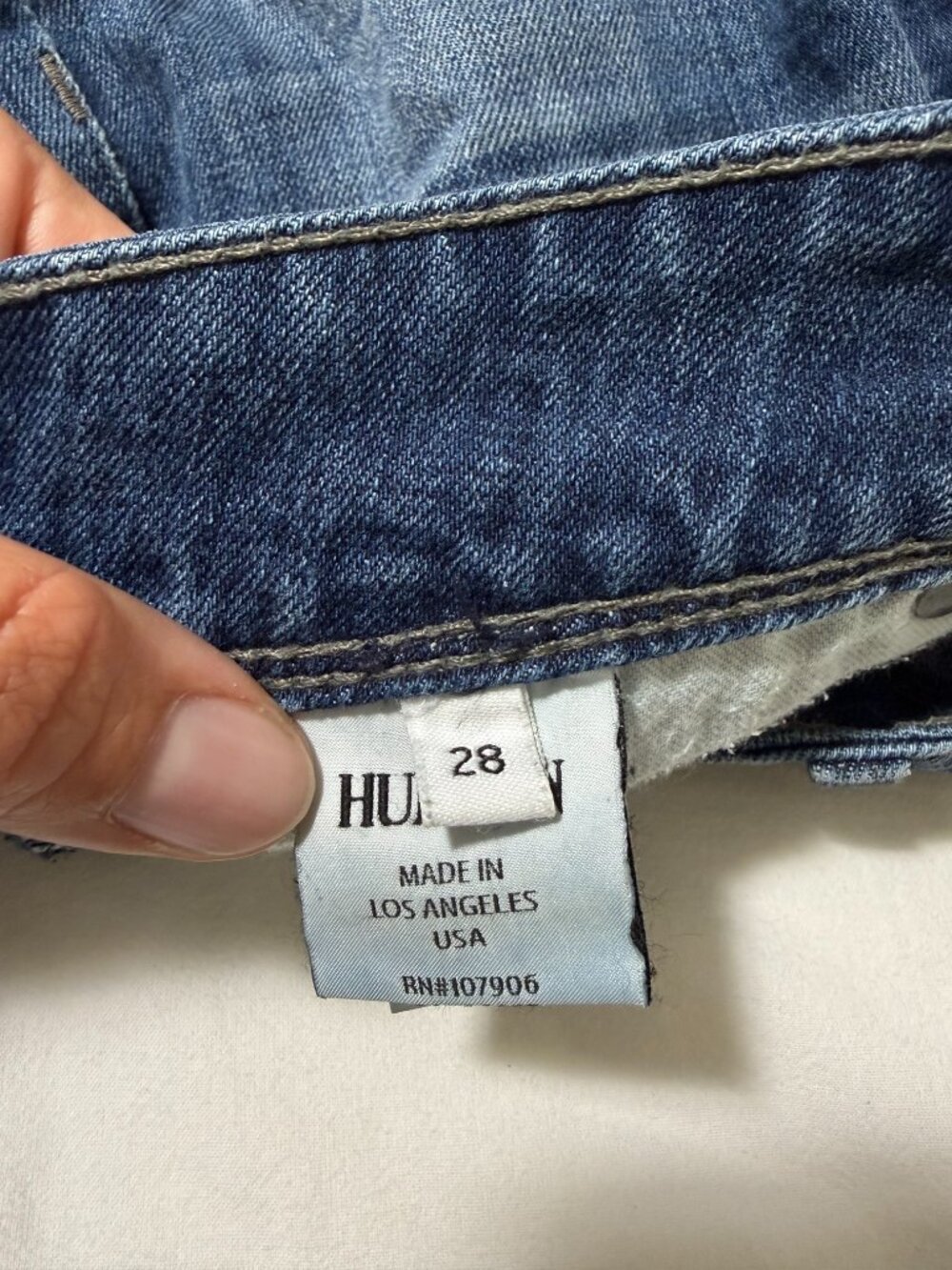 Hudson Croxley Mid-Rise Denim Shorts Cosmopolitan Size 28 - Picture 6 of 11